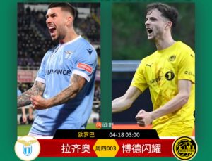 欧罗巴次回合：拉齐奥vs博德闪耀比分预测、赛事前瞻和实力对比分析