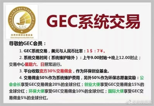 环保币gec到底是不是骗局？就是一场赤裸裸的骗局!